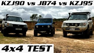 4️⃣✖️4️⃣ 4x4 TESTS 🆚 TOYOTA vs SUZUKI Off Road