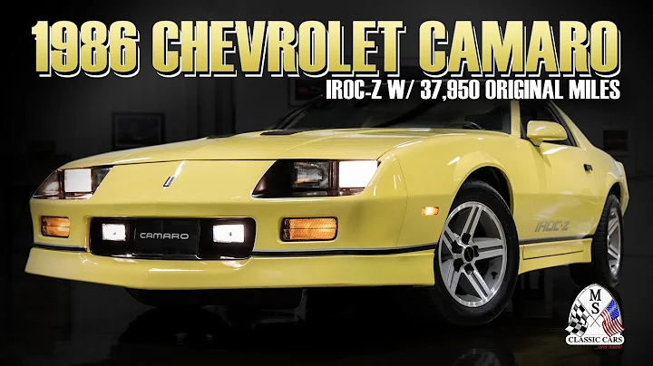 1986 Chevrolet Camaro Z28 IROC Z 37950 Original Mi...