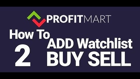 How To Buy Sell In Profitmart Demat Account