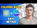 Make money selling coloring book for kdp using ai chatgpt dalle 3 for beginners