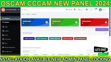 Oscam Cccam Newcamd Mgcamd || New Panel 2024 Good Lock Vip || Future Installation Avalible || oscam