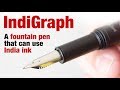 Indigraph  ce stylo plume peut utiliser de lencre de chine
