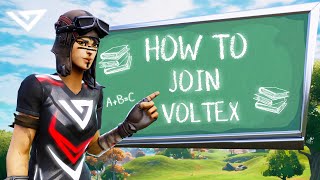 How YOU Can Join Team Voltex! (Join a Fortnite Clan)