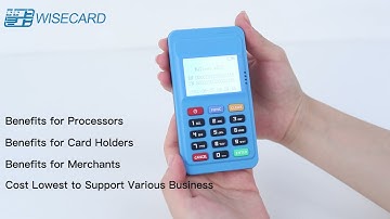 PCI PTS Portable MPOS Android Payment Terminal Wisecard For IC Card