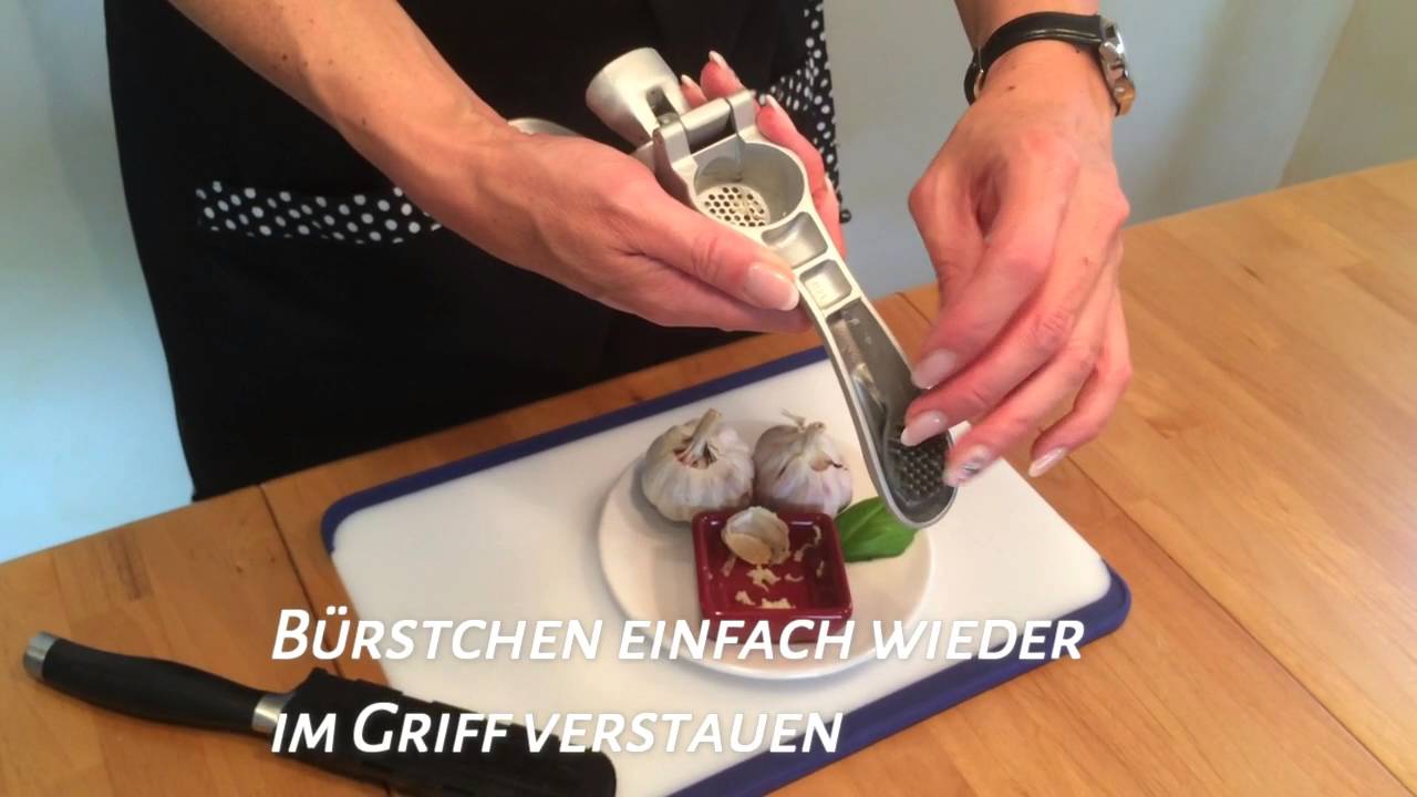 Pampered Chef®Knoblauchpresse + Citruspresse - Ingwer/Zitrone-Heißgetränk