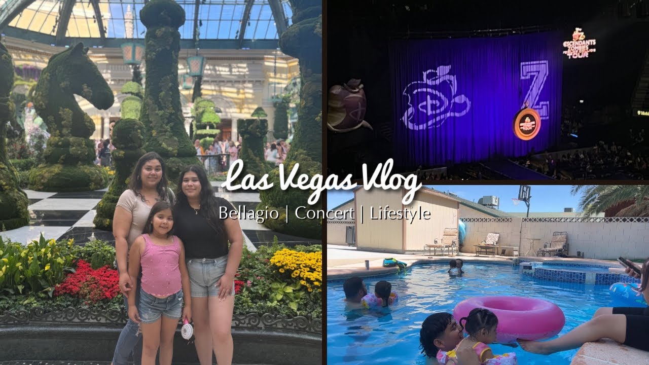 Las Vegas Vlog! Bellagio | Concert | Lifestyle 