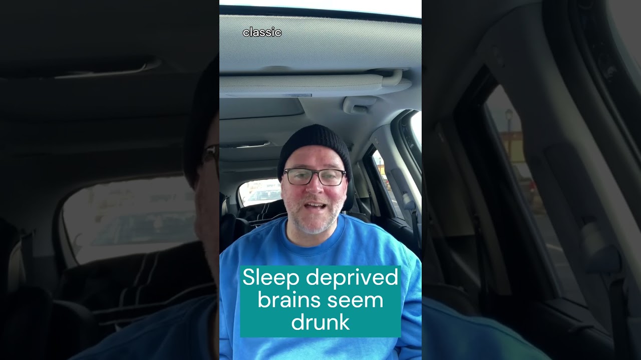 Sleep deprived brains seem drunk