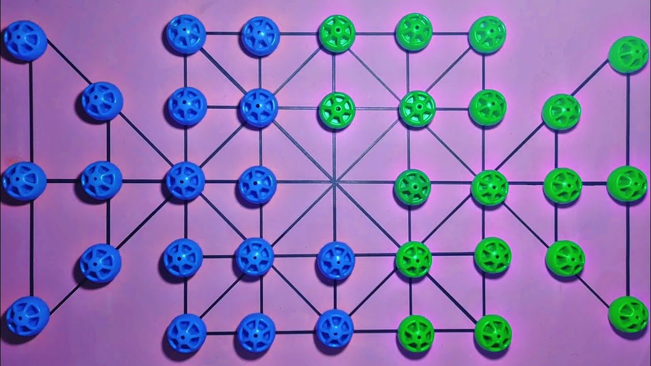 How to play bead 18 || 2 player mind game || play to learn 