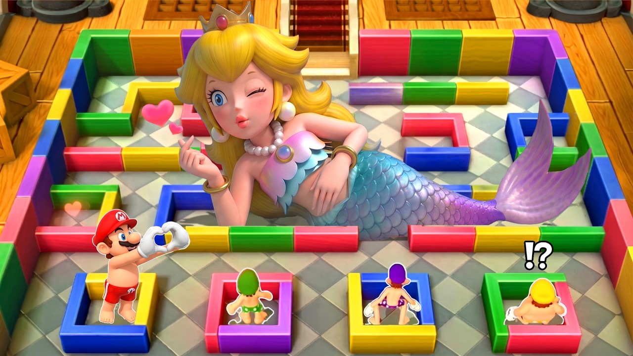 マリオパーティ10】マリオVSルイージVSワルイージVSワリオ！究極の4人