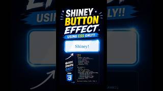 Create a SHINY CSS Button Effect in 15 Seconds!