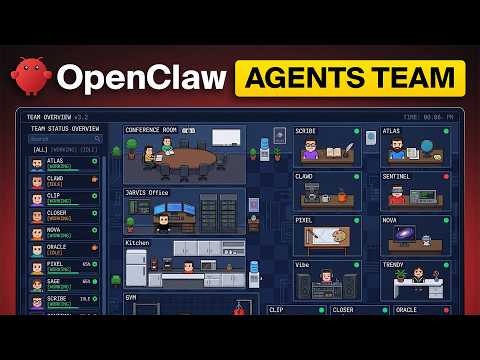 I Built a Full AI Team Inside OpenClaw for $400/Month