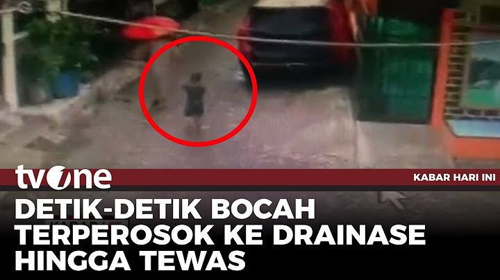 Bocah di Tangerang Terpeleset Masuk Drainase, Ditemukan Tewas Tersangkut | Kabar Hari Ini tvOne