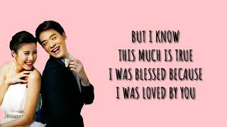 [Lyrics] Daniel Briones - Because You Loved Me (You're My Destiny OST)