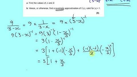 partial fractions and binomial expansion