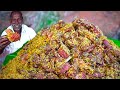 PESHAWARI CHAWAL | BIG PIECES BIRYANI | GOLDEN PULAO RECIPE | Village grandpa style |