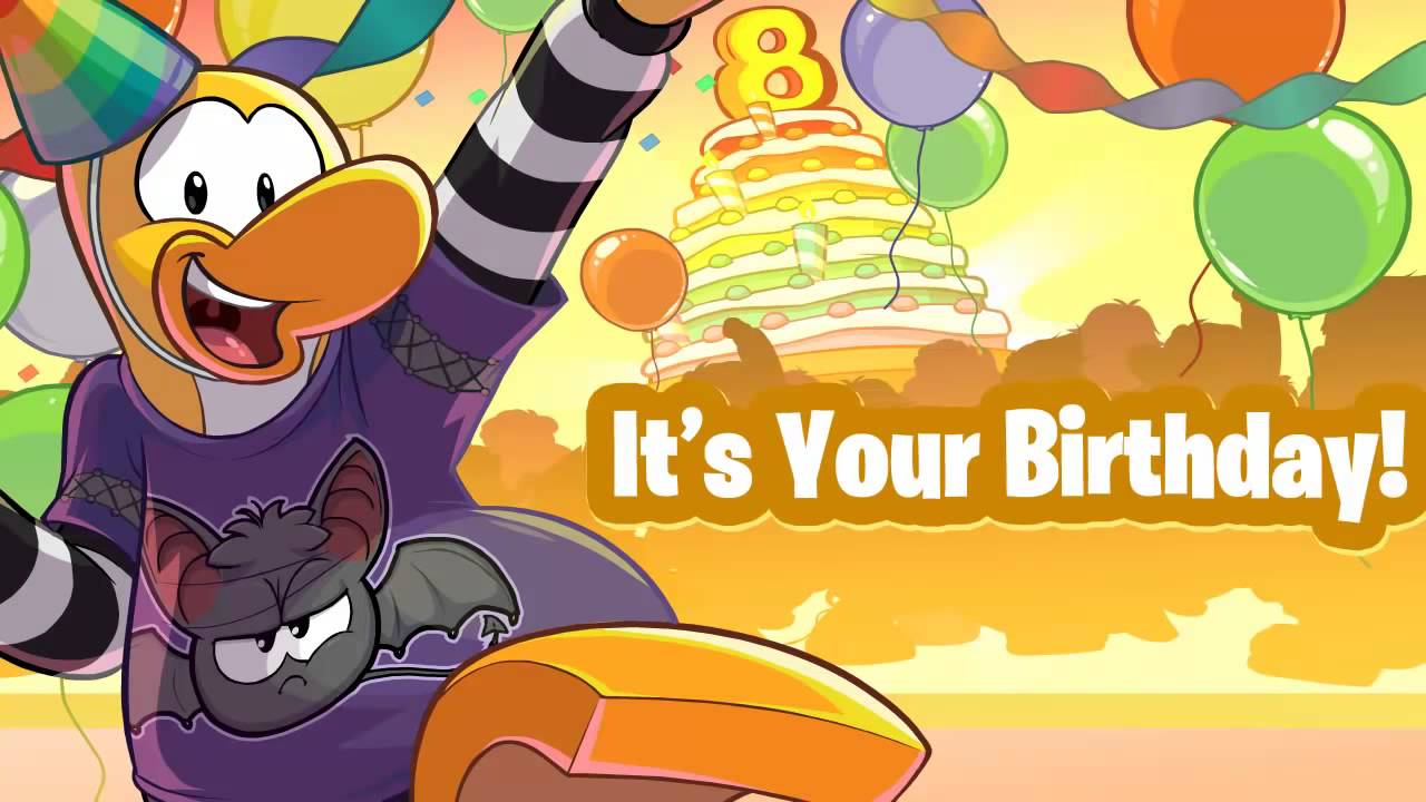 Club Penguin It's Your Birthday! FULL SONG. - YouTube