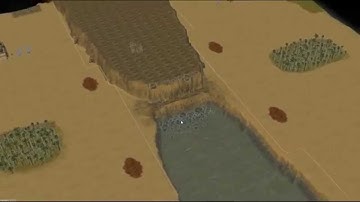 Stronghold Crusaders 2 Custom map: Narrow Straight 2v2