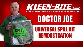 Easy Spill Cleanup - On-Site Training Demonstration - Universal Spill Kit