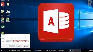 How to Open Microsoft Access using run command