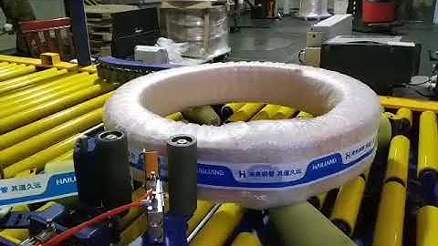 Automatic coil tape packing machine