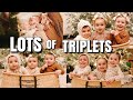Four Sets of TRIPLETS! | Opening Presents On Christmas Eve 2021