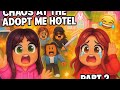 Running our own LUXURY HOTEL in ADOPT ME 🏨💥 (episode 2)