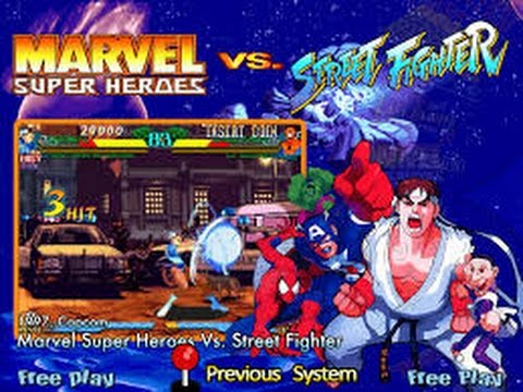 Marvel Super Heroes Vs. Street Fighter -Ryu Playthrough - Part 1 