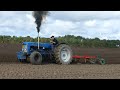 Fordson Super Major in the field ploughing w/ 4-furrow Kverneland Plough | DK Agriculture