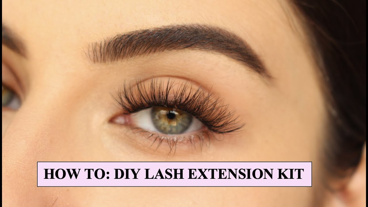 DIY LASH EXTENSION KIT LASHES BY STAZ YouTube