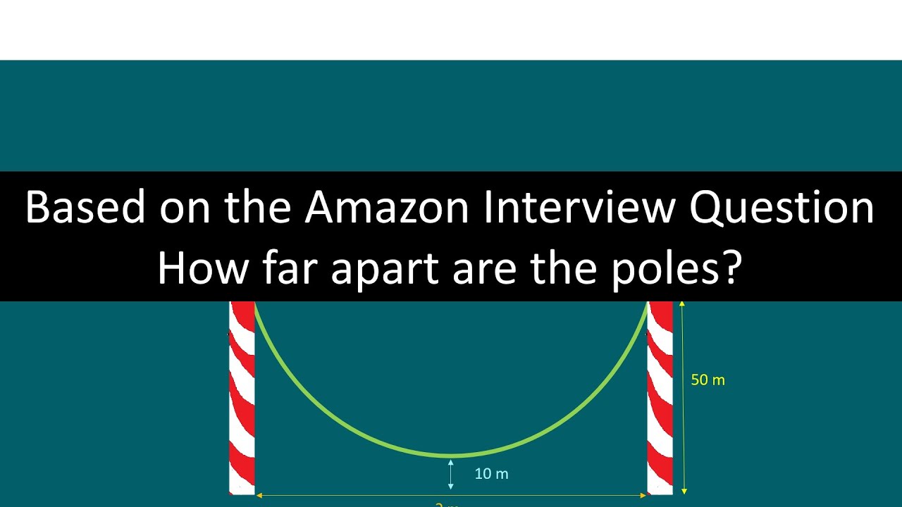 How to solve the Amazon hanging cable Interview Question - Melissa ...