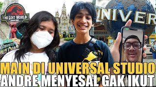 KENZY MAIN DI UNIVERSAL STUDIO BIKIN ANDRE IRI.. MAU KE SINGAPORE JUGA