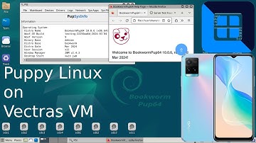 Puppy Linux on Vectras VM