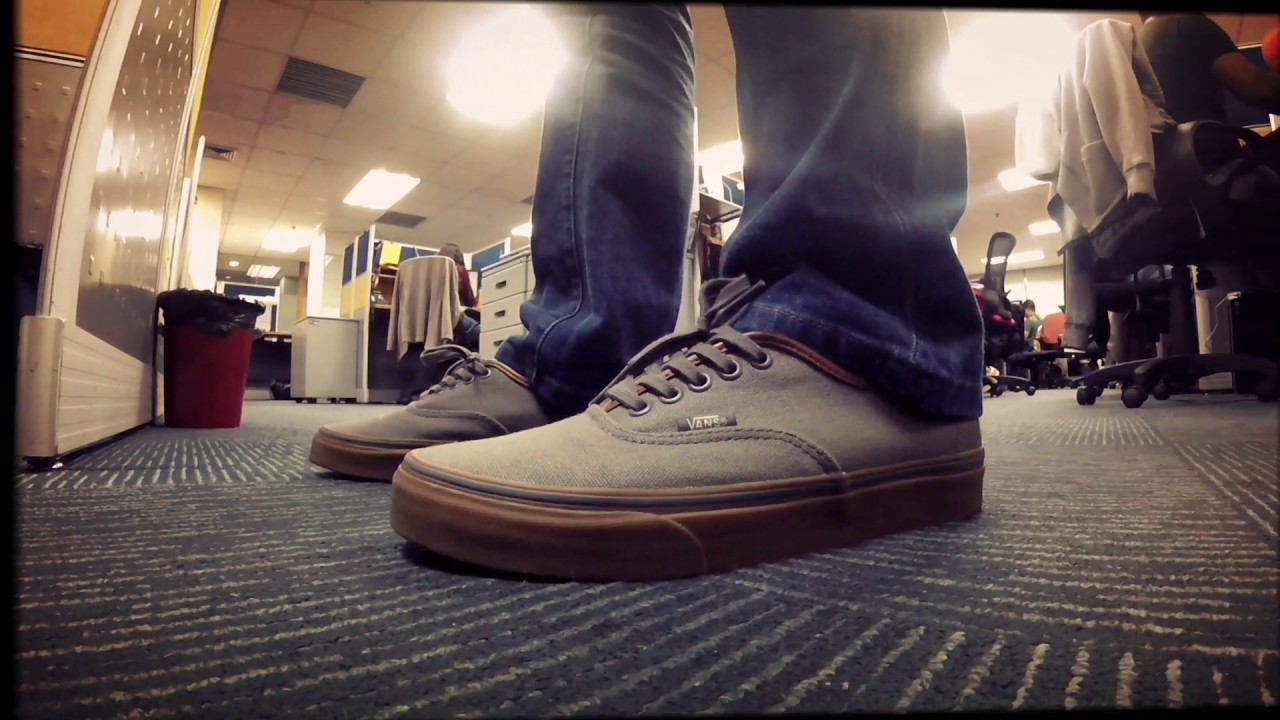 vans gray gum sole