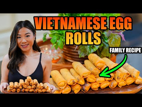 The BEST Vietnamese Egg Rolls Chả Giò Vietnam