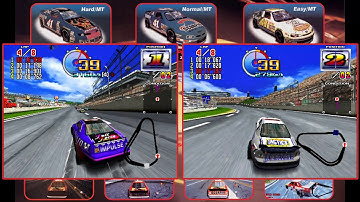 Daytona USA 2 - REAL 2 player network (Supermodel r755) Beginner