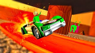 Hot Wheels Stunt Track Driver: Tournament Mode (Baldis Basics Edition) @TyphoonCinema