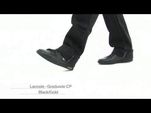 lacoste graduate black