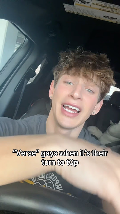 Being gay 😅