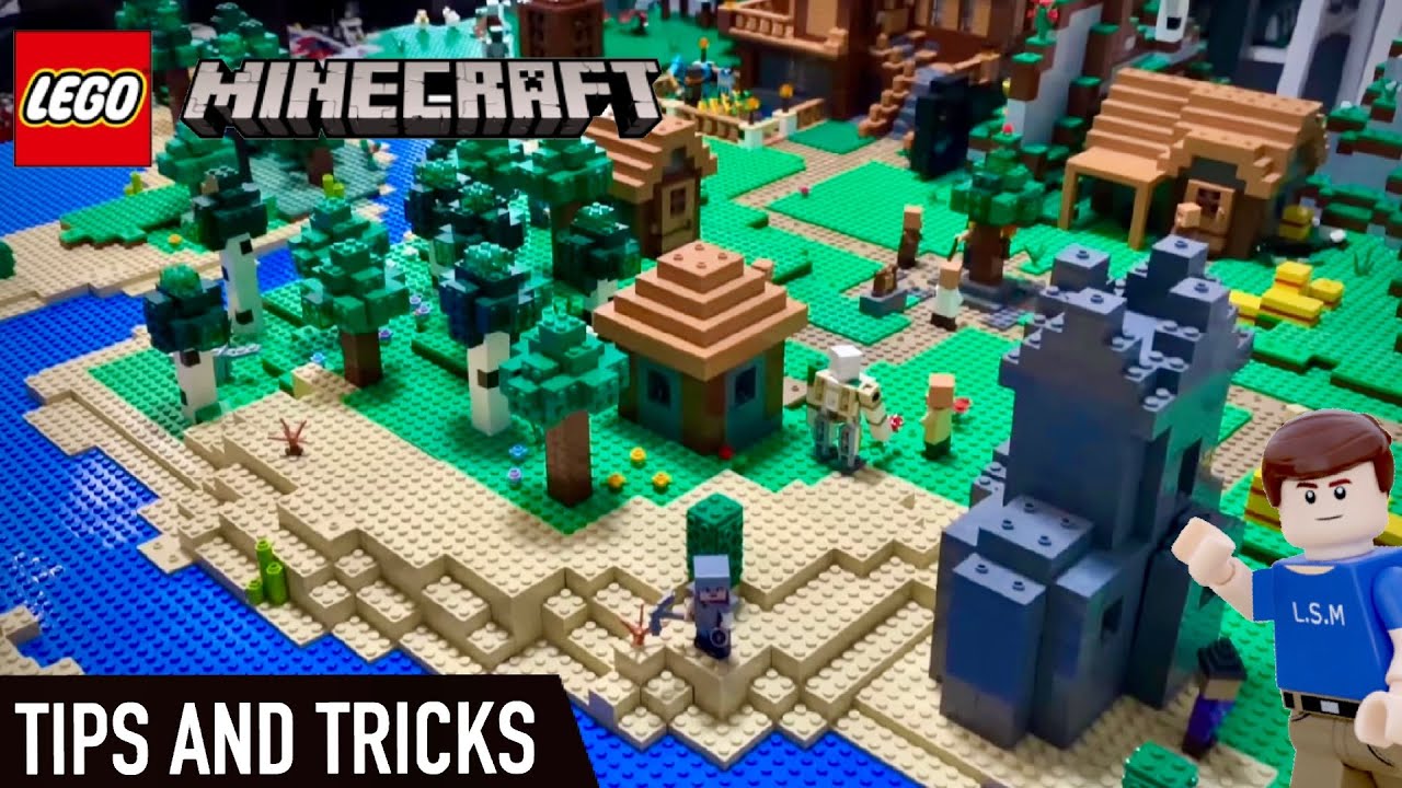 Tips and tricks for building your Lego Minecraft world - YouTube
