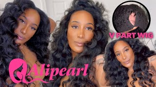 They THOUGHT it was my Real Hair| Ali Pearl Kinky Straight V Part Wig Review