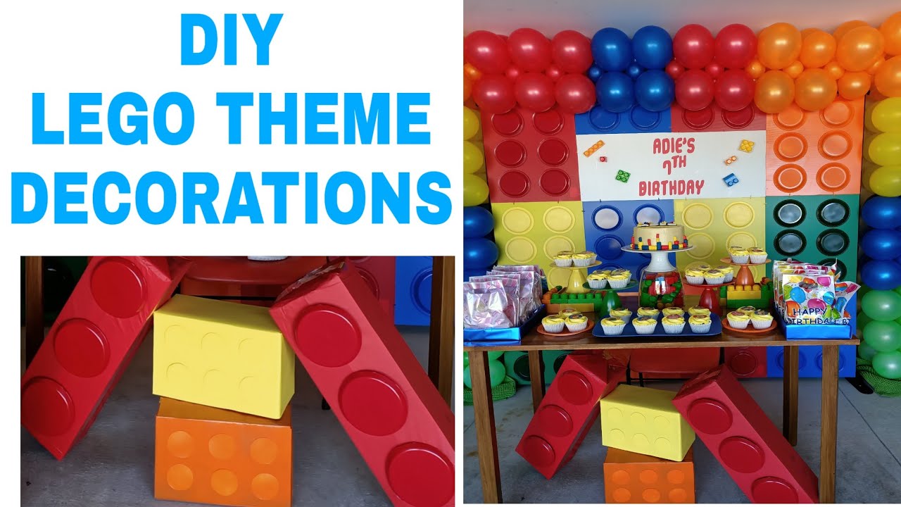 Featured image of post Background Lego Birthday Theme : Lego birthday goody bag ideas buy solid color paper bags and glue circles to the outside in the.