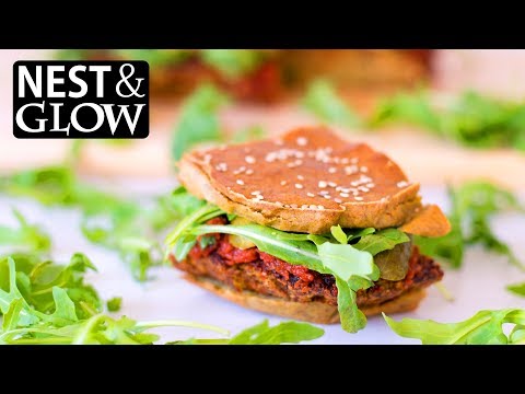 Quinoa Veggie Burger Sliders Recipe [NO MUSIC] Vegan and Gluten-free