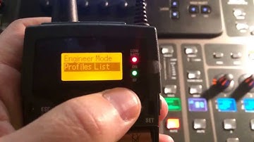 Engineer Mode, Sennheiser ew300 IEM G3