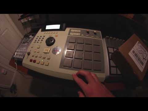 Making a beat on the MPC 2000XL