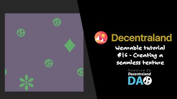 How to make Decentraland Wearables / How to make a Seamless Texture / Tutorial #16