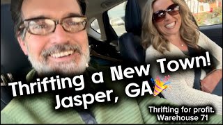 Thrift Adventure in Jasper Georgia Vintage Finds Mulehouse Birt ay Meal Thrifting for profit