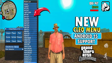 How To Install Cleo Mods In GTA San Andreas Original Android | New Cheat Menu for Android 14, 15, 16