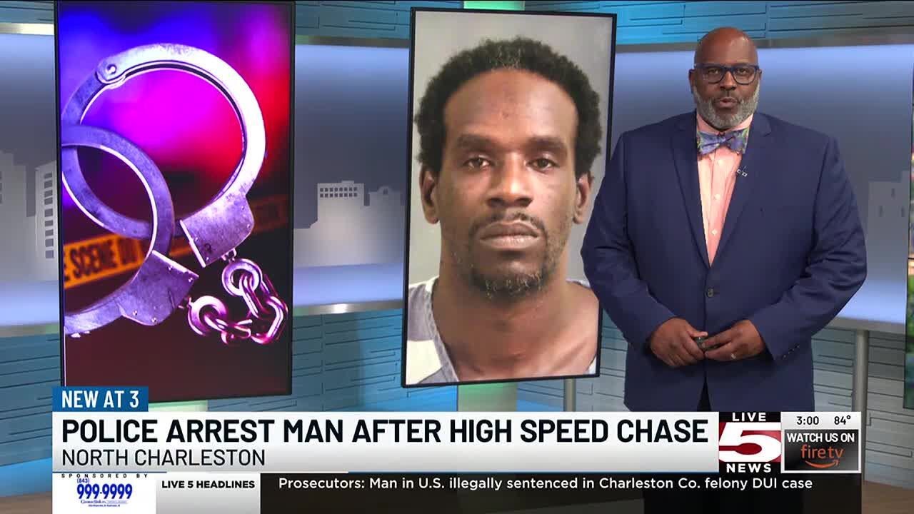 VIDEO: North Charleston Police arrest man who led them on a high-speed ...