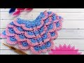 Пончо крючком "Веера"//Узор крючком Веера//Crochet Fan Poncho//Crochet Fan Pattern