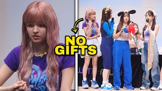 Celebrity NMIXX’s Lily looked sad after not receiving any gift at fansign #kpop Profile